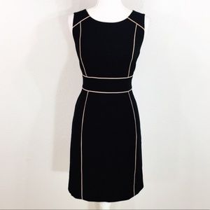 LOFT Ann Taylor Black Sheath Dress 00p